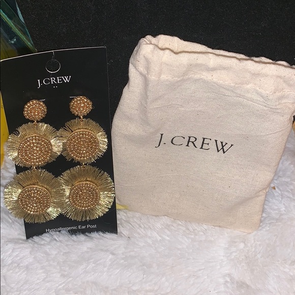 J Crew gold tassel earrings - Picture 3 of 4